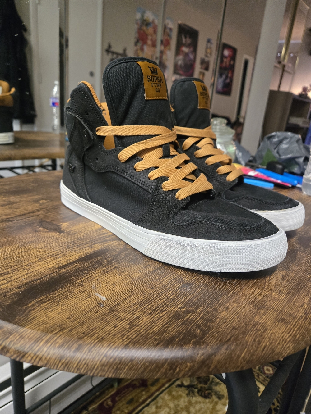 Supra Vaider | Black/Tan, Size 11